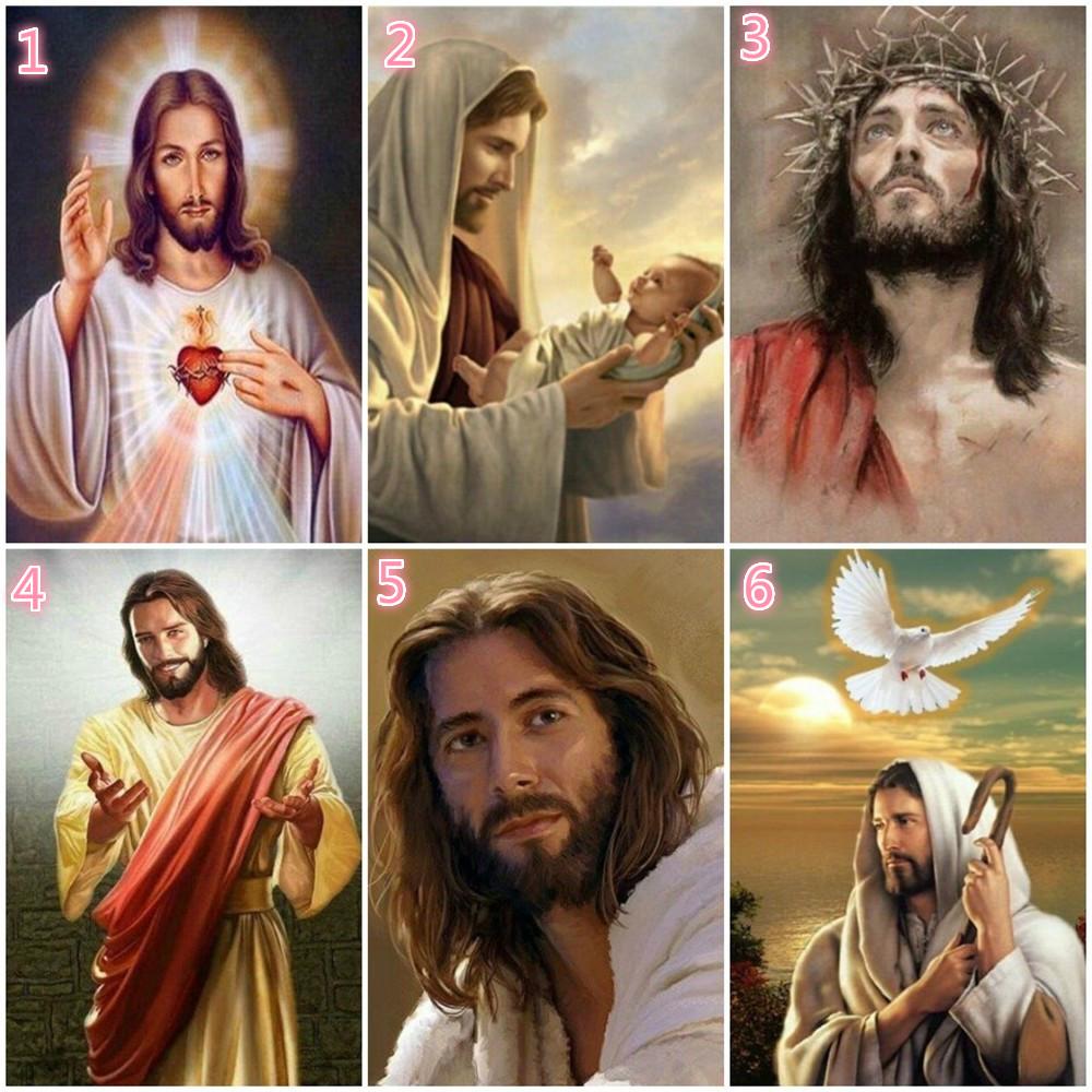 Diamond painting Mosaic religion 5D diamond painting Jesus cross