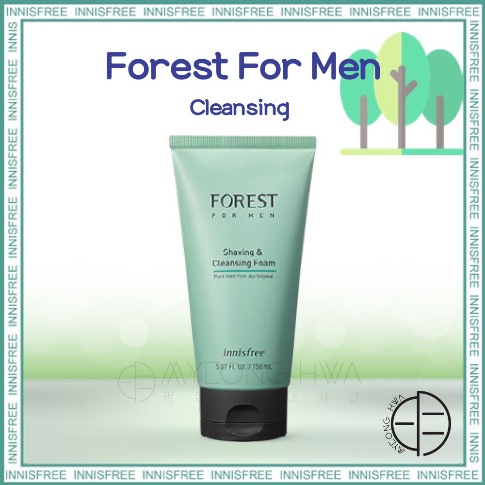 innisfree forest for men shaving & cleansing foam