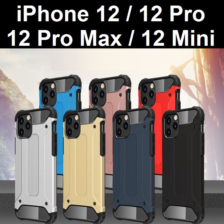 Iphone 12 12 Pro 12 Pro Max 12 Mini Tough Armour Phone Case Casing Cover Shopee Singapore