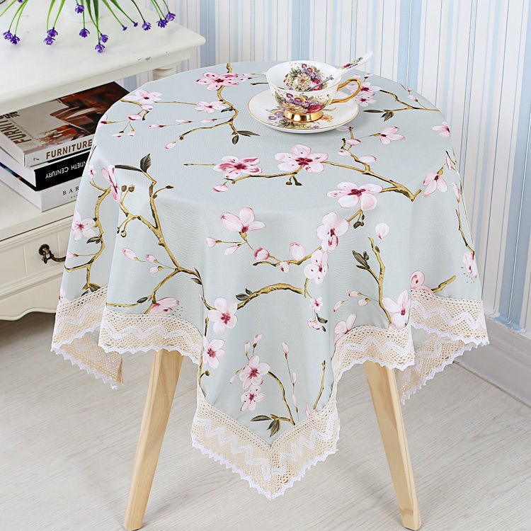 北欧风桌布 Tablecloth Fabric Round, Round Side Table Tablecloth