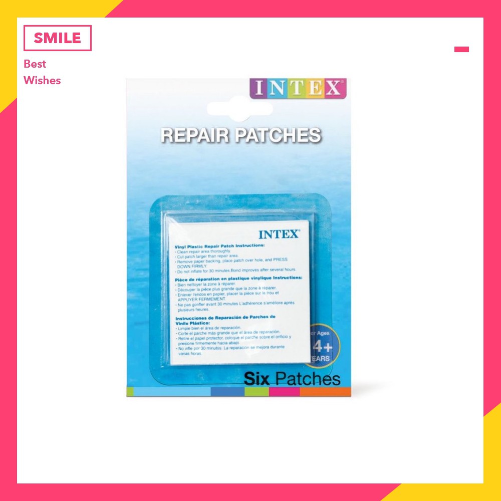 Shop Malaysia Intex 59631np Pool Repair Patches 6pcs Shopee Singapore