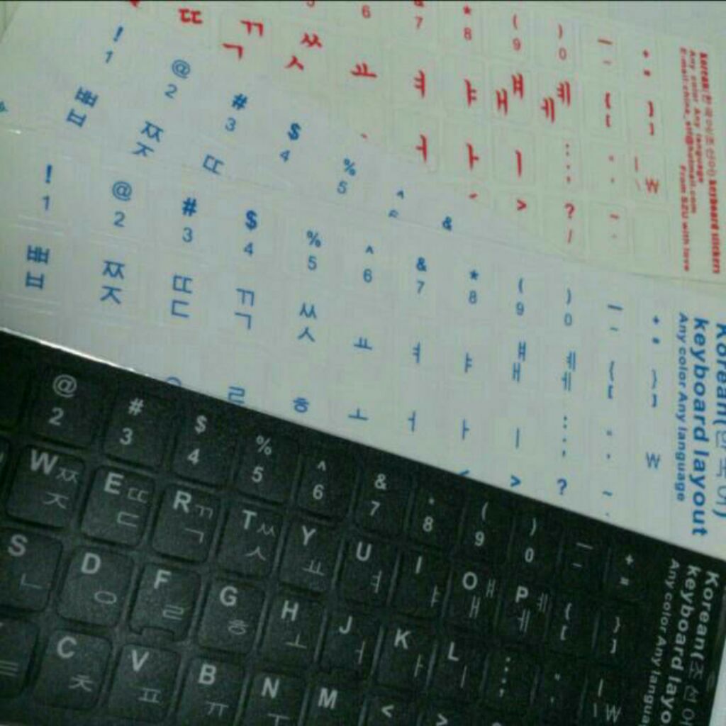 Korean Keyboard Stickers Shopee Singapore