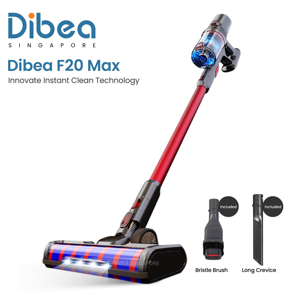 Dibea F20 MAX Cordless Vacuum Cleaner Local Set Shopee Singapore