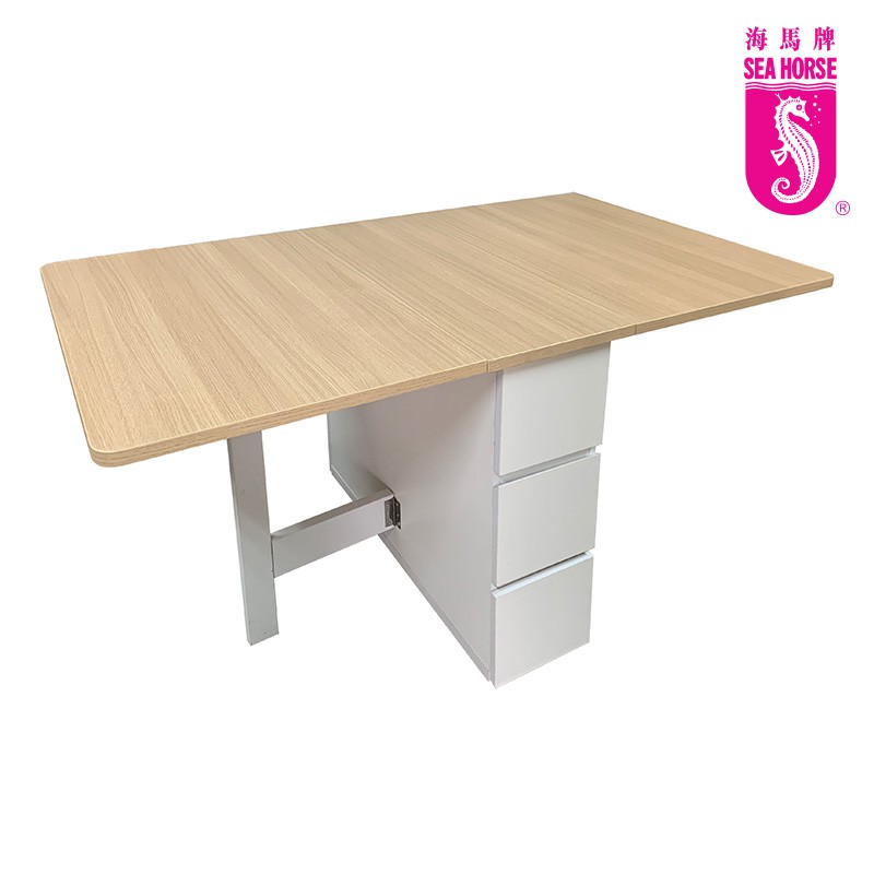 Sea Horse Folding Table With 3 Drawers Each Side Free Delivery