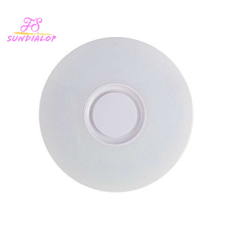 60w Rgb Flush Mount Round Starlight Music Led Ceiling Light Lamp With Bluetooth Speaker Dimmab