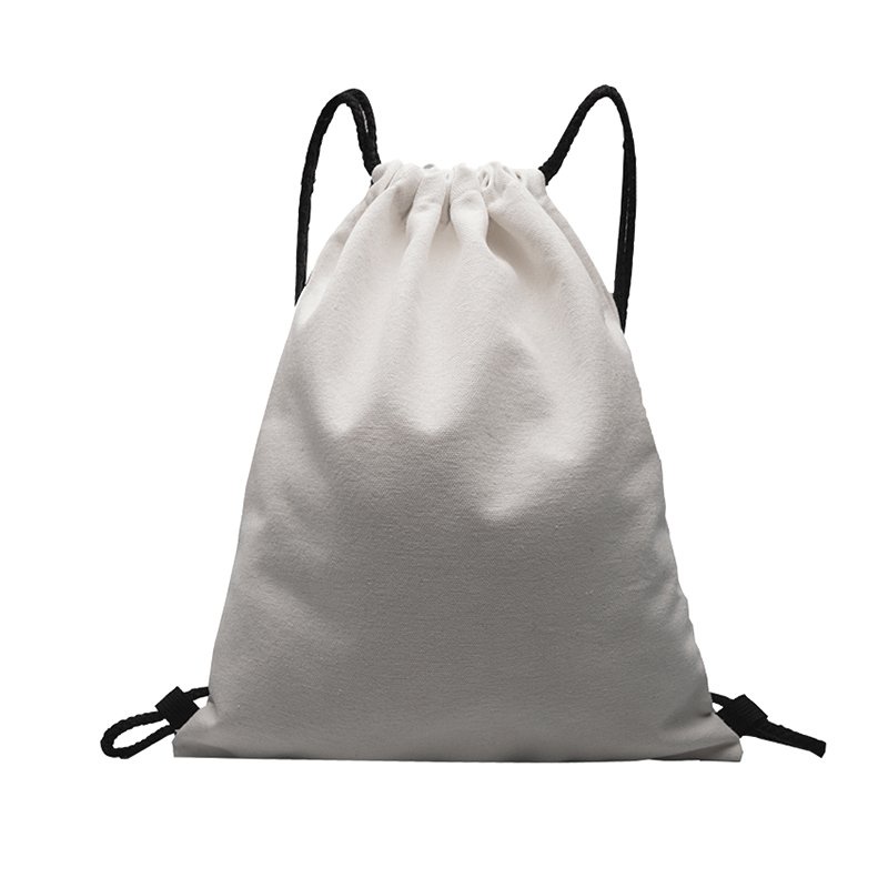 14×16cm White Cotton BIGBOBA Green Olive Leaf Cotton Drawstring Storage Bag Underwear Storage Bag Travel Rucksack 