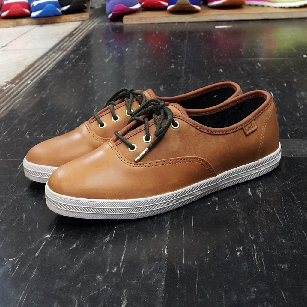 keds leather brown