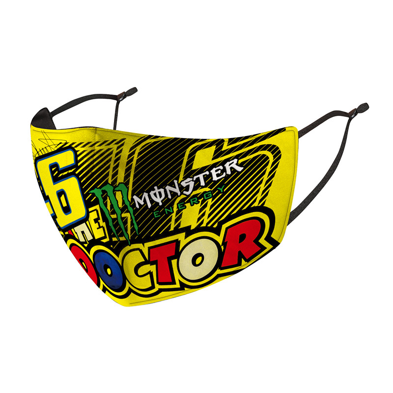 New Dustproof Mask For Motorcycle Riding Vr 46 The Doctor Moto Gp Ice Silk Sunscreen Mask Can Be Washed Shopee Singapore