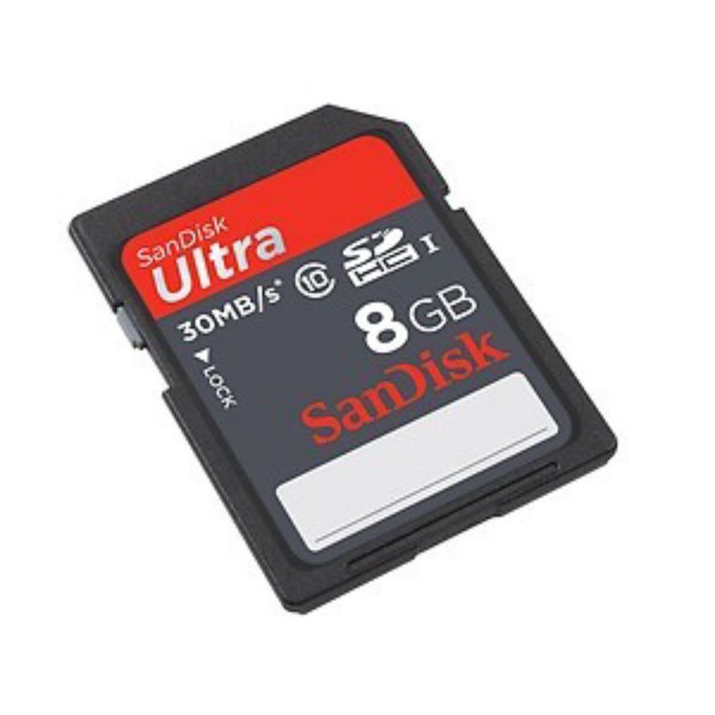 Original San Disk 8GB SDHC Ultra SD Card Class 10