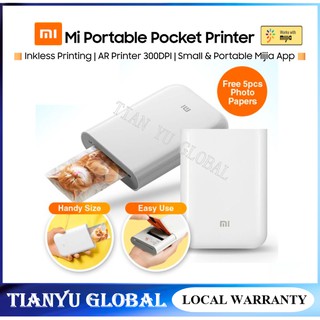 Global Version Xiaom Portable Pocket Photo Printer Kit Bluetooth Printer Wireless Photo Printer for Mi Home App