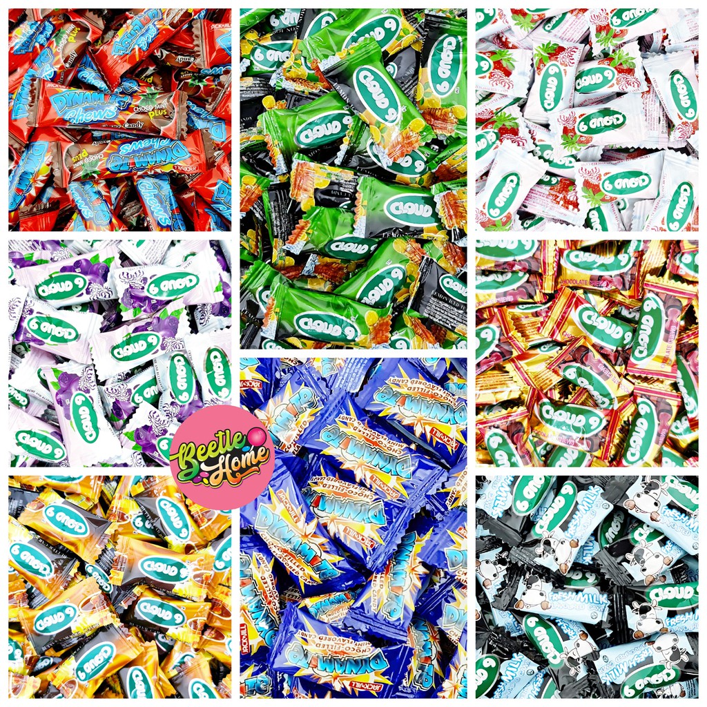 Shop Malaysia Cloud 9 Candy Series Gula Gula Dynamite Caramel Strawberry Chocolate Shopee Singapore