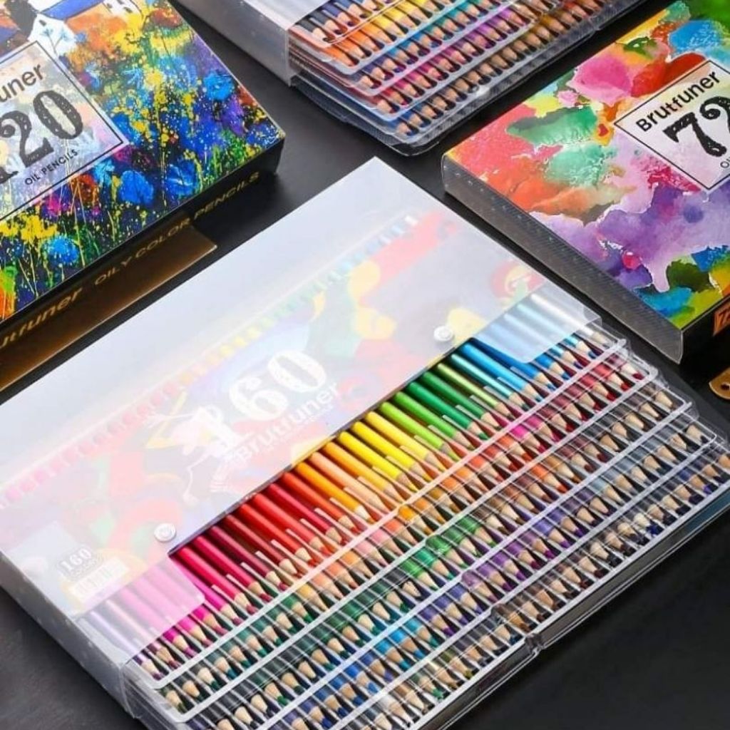 [SG LOCAL SELLER]48/72/120/160 Brutfuner Colour Pencil Oil Colour