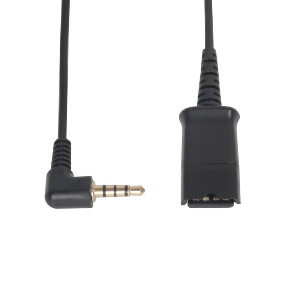 ,Compatible with Plantronics Headset.QD Cable with Single 3.5mm Plug for Smartphones Mobile Phones,Laptop etc Quick Disconnect Headset QD