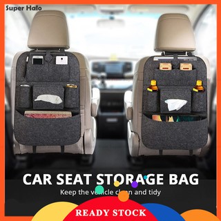 【NEW】Car Back Seat Storage Bag Bottle Automobile Organizer Cars Backseat Cover Multi-Pocket Holder