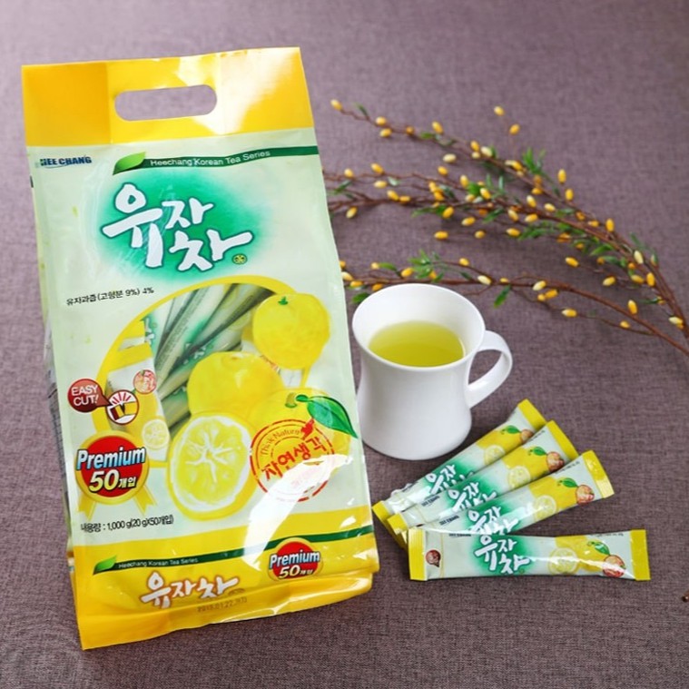 ★Korean Best Tea★Citron Tea Yuzu Tea Korean Healthy Tea 20g*50ea stick ...
