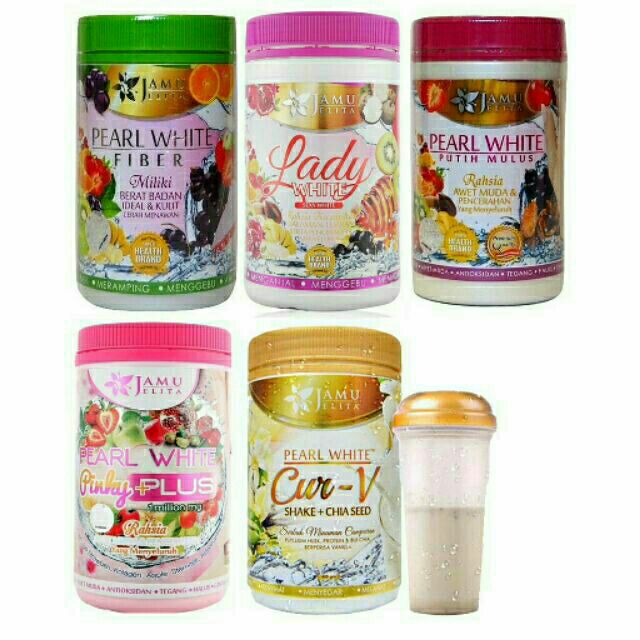 Jamu Jelita Pearl White Putih Mulus Pinky Plus Lady White Fiber Shopee Singapore