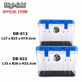 Digi-Cabi Dry box with Digital Hygrometer 12L and 22L DB-012/DB-022 (Free Silica gel, battery, pouch)
