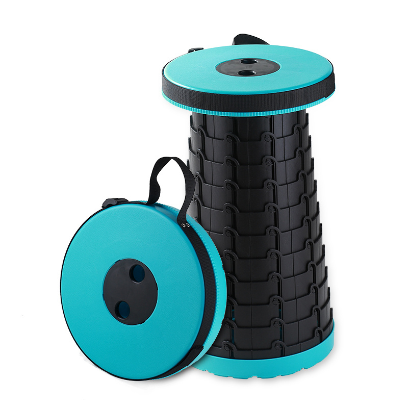 Retractable Folding Stool, Collapsible Telescopic Stools Adjustable