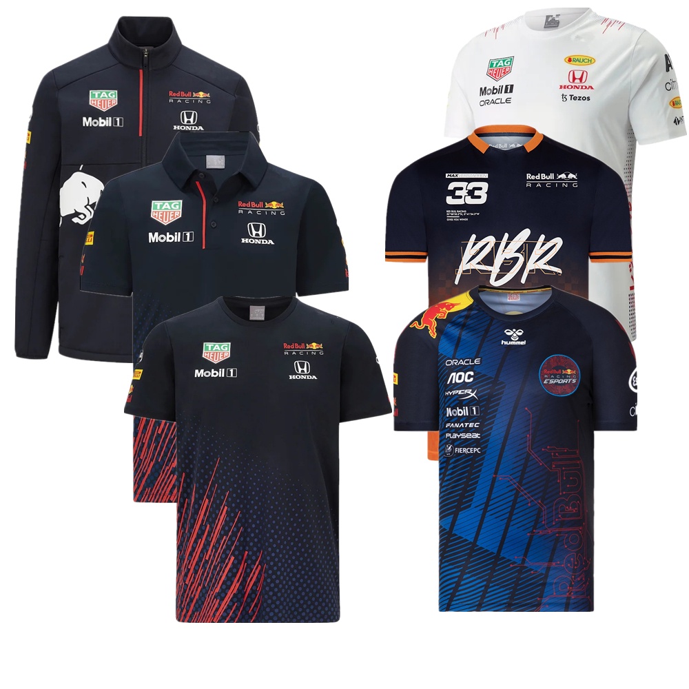 Hot Sales 21 22 Red Bull Racing F1 Shirt Polo Team Hooded Sweat Jacket Special Edition Mexico Gp Team Shopee Singapore