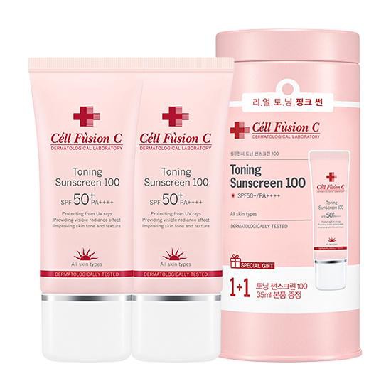 cell fusion c toning sunscreen