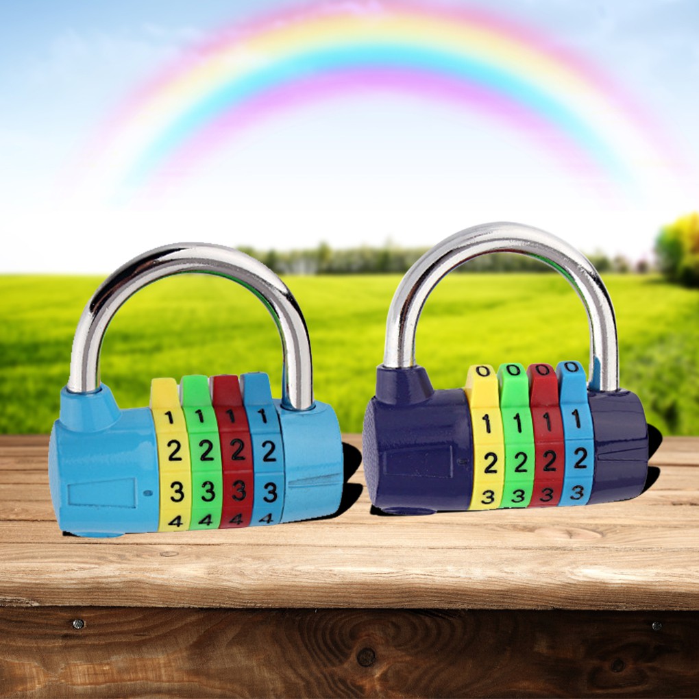 4 Digits File Cabinet Drawer Password Code Lock Padlock For Door