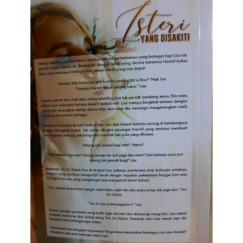 Shop Malaysia Ramayana Ready Stock Of Novel Isteri That Disakiti By Farra Farisha There Is A Sign Of Writing Shopee Singapore