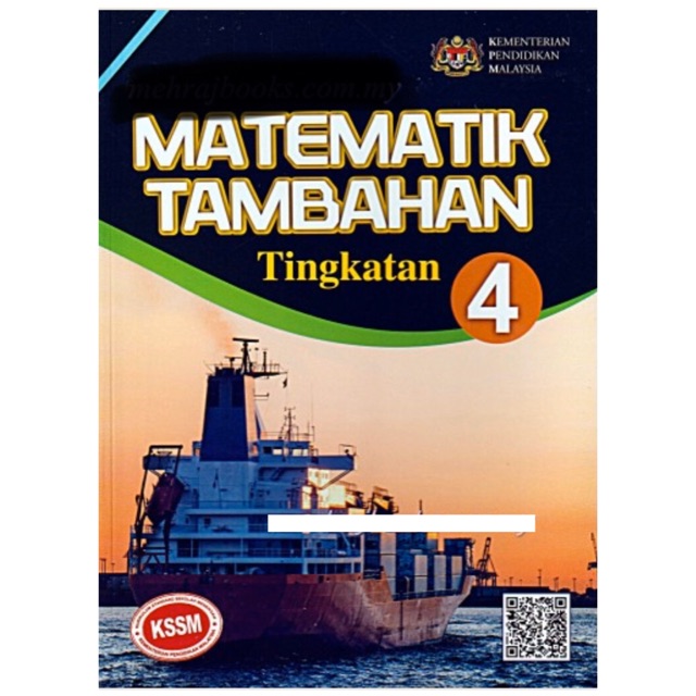 Buku Teks Matematik Tambahan Kssm Tingkatan 4 Edisi 2020 Shopee Singapore