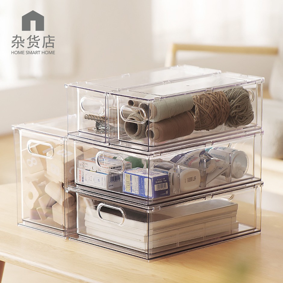 Clear Multipurpose Drawer Storage Organiser Shopee Singapore