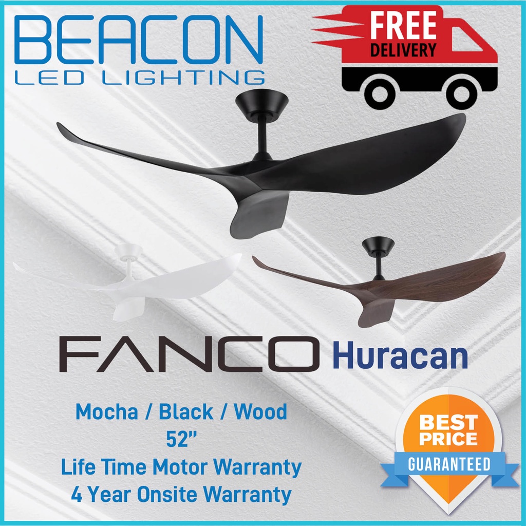 (LOWEST PRICE GUARANTEE) Beacon LED (4 years warranty) Fanco HURACAN