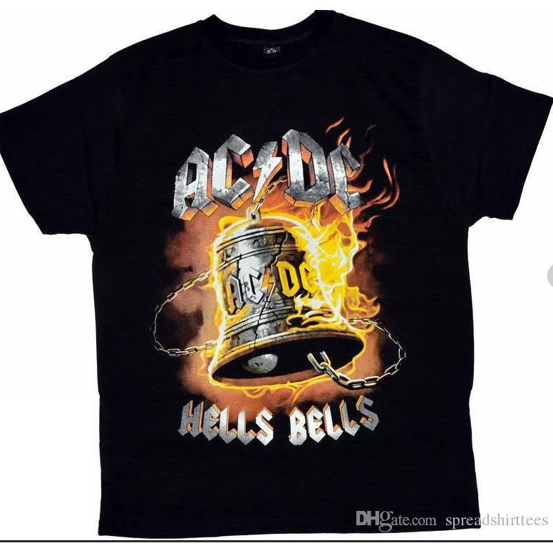 Ас дс хелс белс. Рокерская футболка AC DC. AC DC Hell Bels футболка. Футболка АС ДС Hells Bells. Футболка AC DC Hells Bells мужская.