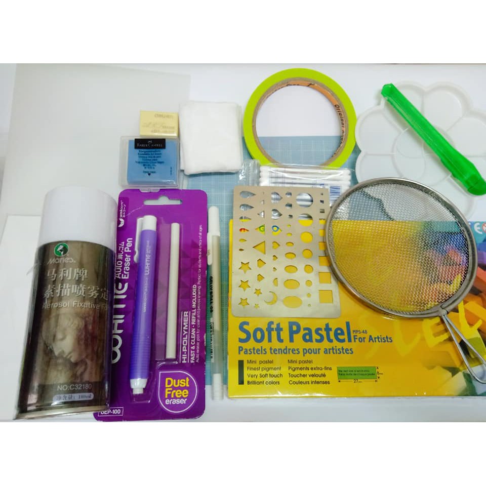 Pastel Nagomi Art Beginner Material Starter Kits日本和谐粉彩材料包 Set 1 Shopee Singapore