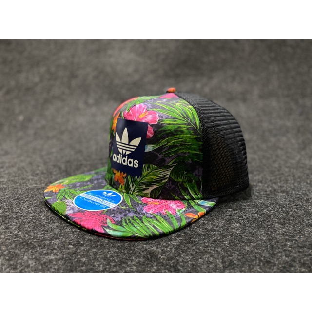 adidas floral trucker