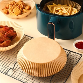 30/50/100Pcs Air Fryer Disposable Paper Household Non-Stick Kitchen French Fries Chicken Baking Oven Oil Absorber Plates #3