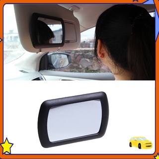 【FS】Universal Car Truck Interior Wide Angle Flat Sun Visor Makeup Mirror Rearview