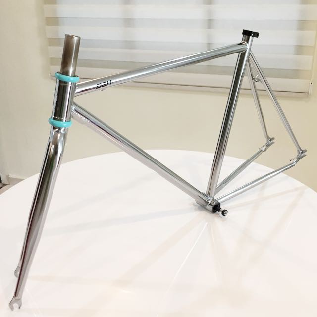 steel fixie frameset