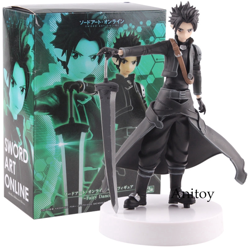 Sao Sword Art Online Fairy Dance Kirigaya Kazuto Kirito Action Figure Model Toy Shopee Singapore