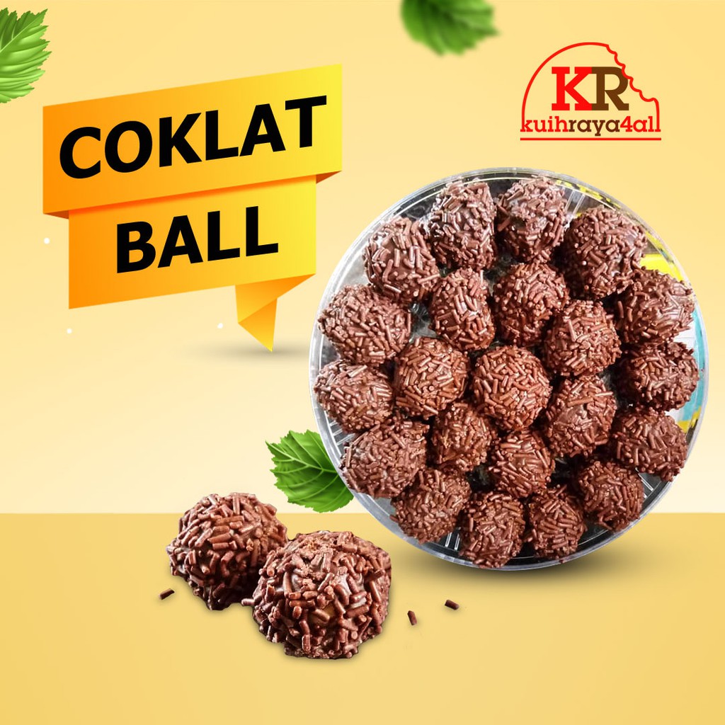 Kuih Raya 2021 Biskut Raya Chocolate Ball Rice Cookies Shopee Singapore