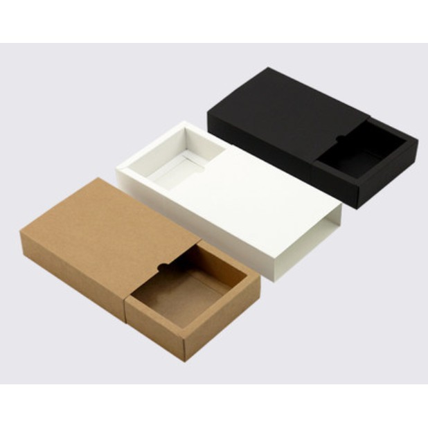 12pcs Cardboard Sliding Drawer Storage Gift Box Size 14 5cm X
