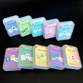 【SG STOCK】Kids Learning Flash cards | Toddlers Educational Flashcard | Birthday children's day goodie bags flash cards |