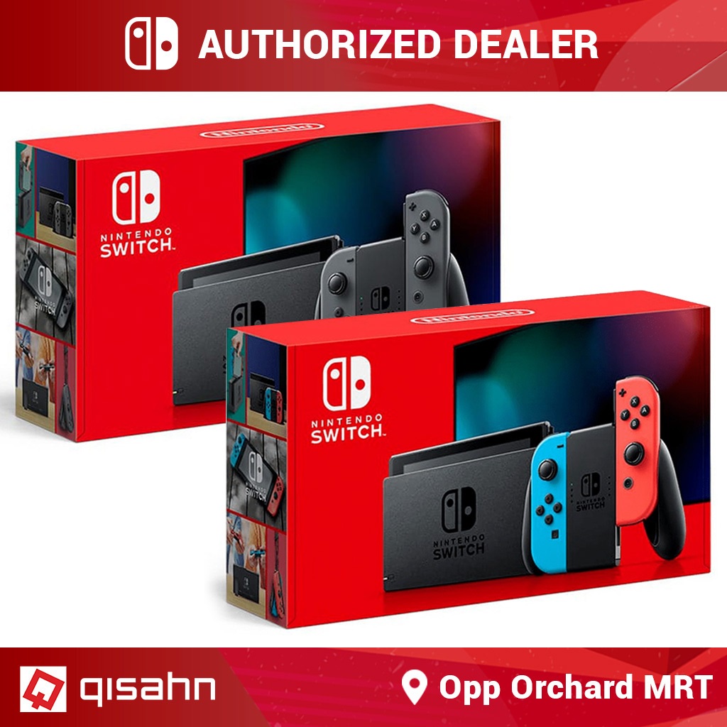 Nintendo Switch Console System Gen 2 Latest Model 1 Year Local Singapore Warranty Shopee Singapore