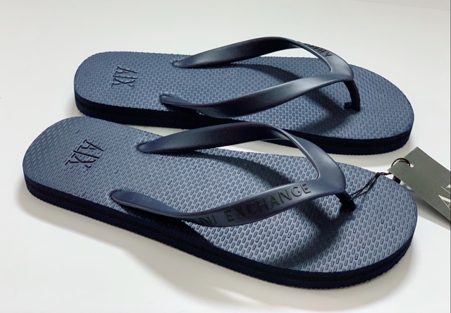armani exchange flip flops