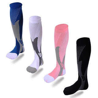 (SG Seller) Compression Socks Unisex Knee High Socks for Sports Anti-Fatigue Relief Pain Diabetic Compression Stocking #6