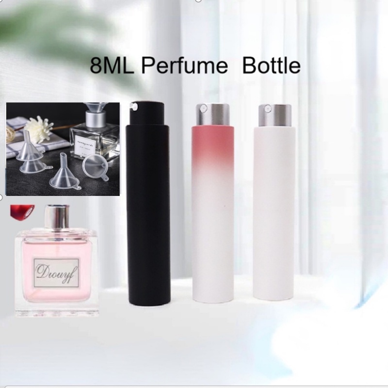 【HANGJU】8ML Perfume Bottle High Quality Rotating Glass Perfume Bottle Is Convenient For Travel Bottles