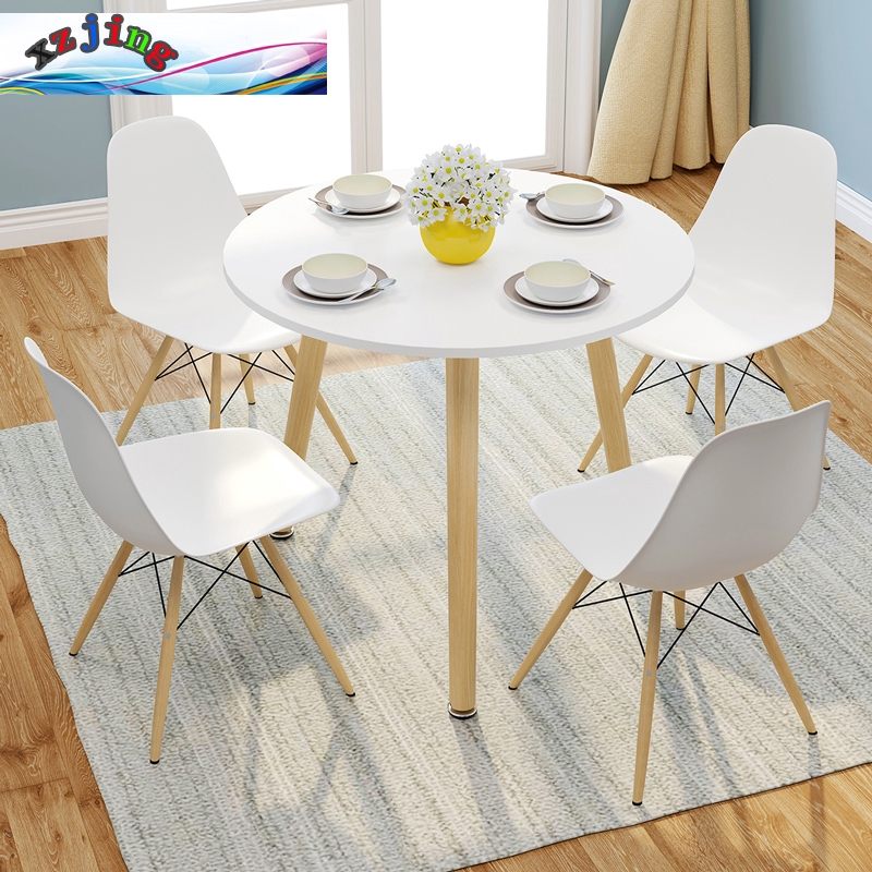 Dining table small apartment living room dining table simple European ...