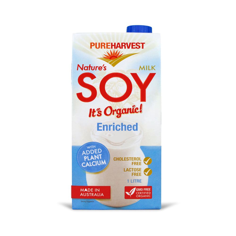 Pureharvest Organic Nature's Soy Milk Calcium 1L Shopee Singapore