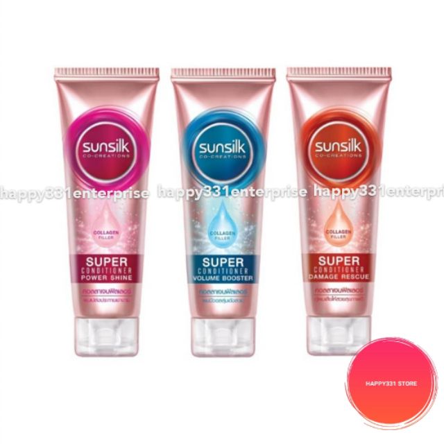 Shop Malaysia Sunsilk Super Conditioner Collagen Filler Co Creations 180ml Shopee Singapore