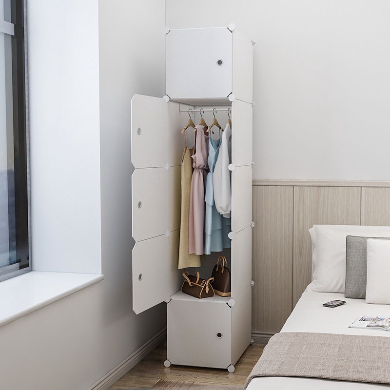 Dormitory Single Wardrobe College Students Simple Storage ...