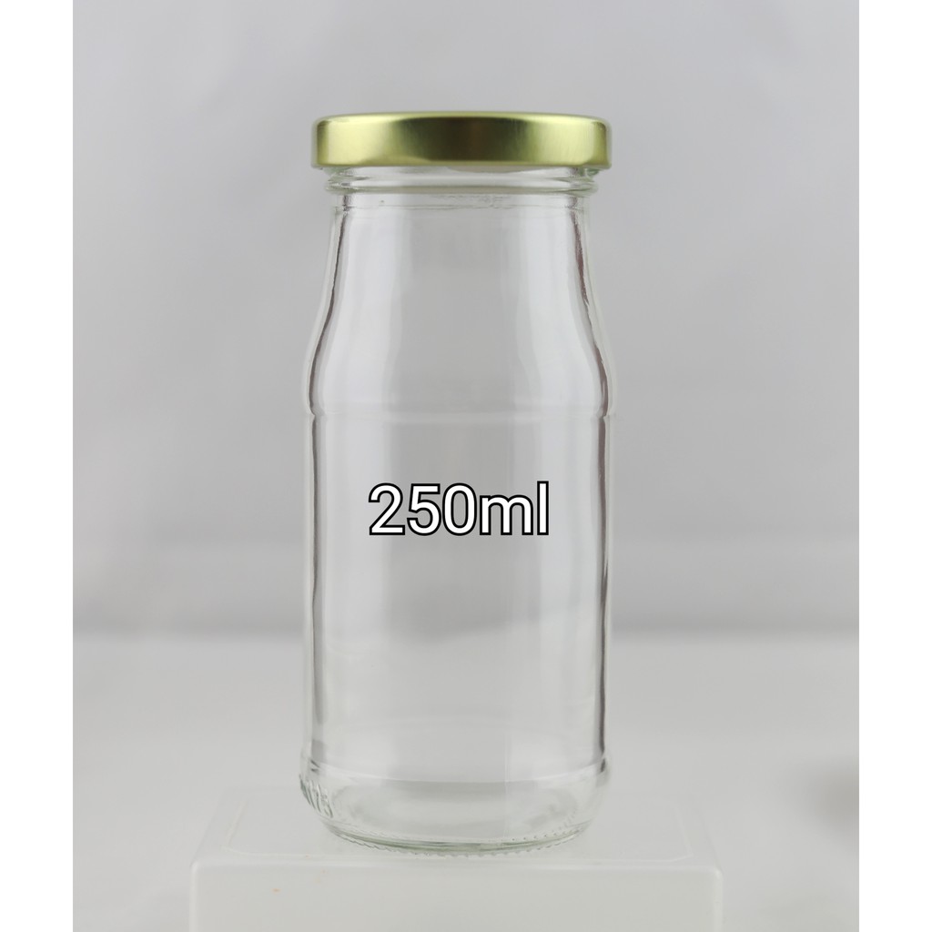 Download 250ml Glass Bottle Juice Glass Glass Bottle Balang Glass Shopee Singapore