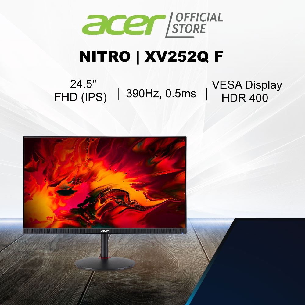 [390Hz Refresh Rate] Acer Nitro XV252Q F 24.5 Inches FHD IPS Gaming
