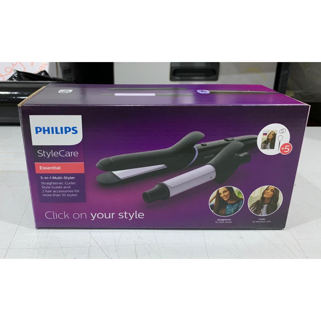 Philips BHH811/00 Hair Straightener and Curler, Multi-Styler Kit Combo Pack  with 2 years international warranty | Shopee Singapore